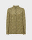 Liberty Print Silk Pleated Shirt, Ivy Green | Really Wild | Flatshot One