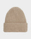 Cashmere Ribbed Beanie, Mocha | Really Wild | Flatshot One