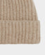 Cashmere Ribbed Beanie, Mocha | Really Wild | Flatshot Two