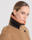 Victoria Belted Wool Blend Trench Coat, Camel | Really Wild | Model Close up