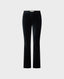 Velvet Cotton Flared Trousers, Midnight Grey | Really Wild | Flatshot One