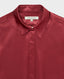 Liberty Silk Satin Classic Shirt, Burgundy | Really Wild | Flatshot Two