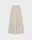 Denny Cotton Tiered Maxi Skirt