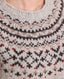 New Wool Chunky Fair Isle Crew Neck Jumper, Grey Khaki Rust | Really Wild Clothing | Fair Isle Detail