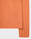 Cashmere Blend Chunky Roll Neck Jumper, Soft Orange | Really Wild Clothing | Cuff detail