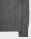 Lambswool Mock Turtle Neck Fairisle Jumper, Grey Sand Black Oatmeal | Really Wild Clothing | Cuff Detail