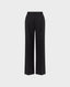 Cheston Wide Leg Wool Trousers, Charcoal Grey | Really Wild Clothing | Flat Lay