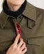 Sarah Utility Cotton Twill Jacket, Olive Green | Really Wild Clothing | Studio Model Lining Detail