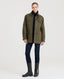 Sarah Utility Cotton Twill Jacket, Olive Green | Really Wild Clothing | Studio Model Front Full