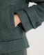 Emma Mohair Pea Coat, Lovat | Really Wild Clothing | Studio Model Pocket Detail