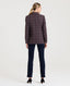 Bonington Cotton Check Blazer, Chocolate Purple | Really Wild Clothing | Studio Model Back Full