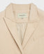 Emily Jumbo Cord Blazer, Stone | Really Wild Clothing | Detail