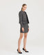 Isabella Cropped Wool Blend Boucle Jacket, Bronze Glitter | Really Wild Clothing | Studio Model Side Full