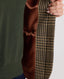 Carol Relaxed Check Blazer, Camel Green | Really Wild Clothing | Studio Model Lining Detail