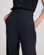 Hazel High Waisted Tapered Trousers, Charcoal Grey | Really Wild Clothing | Studio Model Details