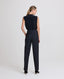 Hazel High Waisted Tapered Trousers, Charcoal Grey | Really Wild Clothing | Studio Model Back