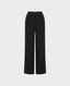 Diana Sparkle Wide Leg Trousers, Black | Really Wild Clothing | Flat Lay