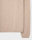 Charlotte Cashmere V Neck Jumper, Natural | Really Wild Clothing | Cuff Detail