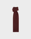 Cashmere Ribbed Scarf, Port Red | Really Wild Clothing | Flat Lay