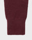 Cashmere Gloves, Port Red | Really Wild Clothing | Detail