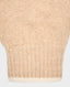 Lambswool Fingerless Gloves, Sand Almond | Really Wild Clothing | Detail