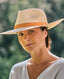 Pachacuti Frontera Wide Brim Hat, Natural | Really Wild Clothing | Model 2