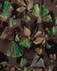 Nina Sheer Ruffle Skirt, Green Leaves | really Wild Clothing | Detail