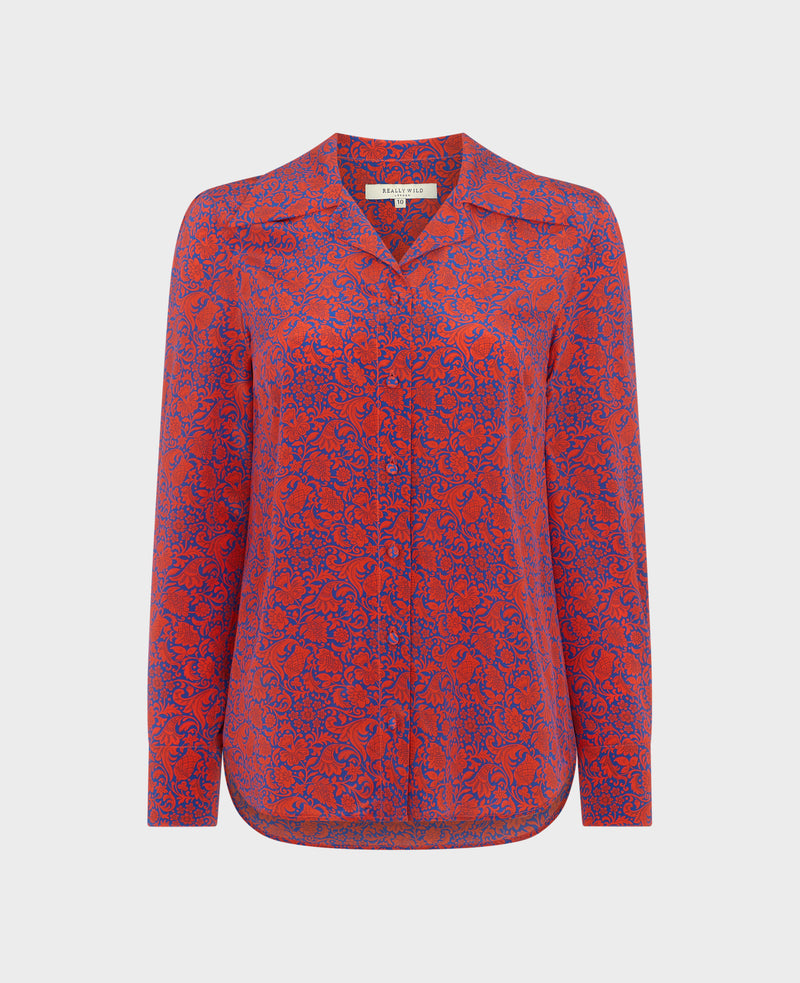 Arabella Silk Collar Blouse