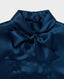 Cara Pleat Front Liberty Silk Blouse, Lagoon Blue | Really Wild Clothing | Detail