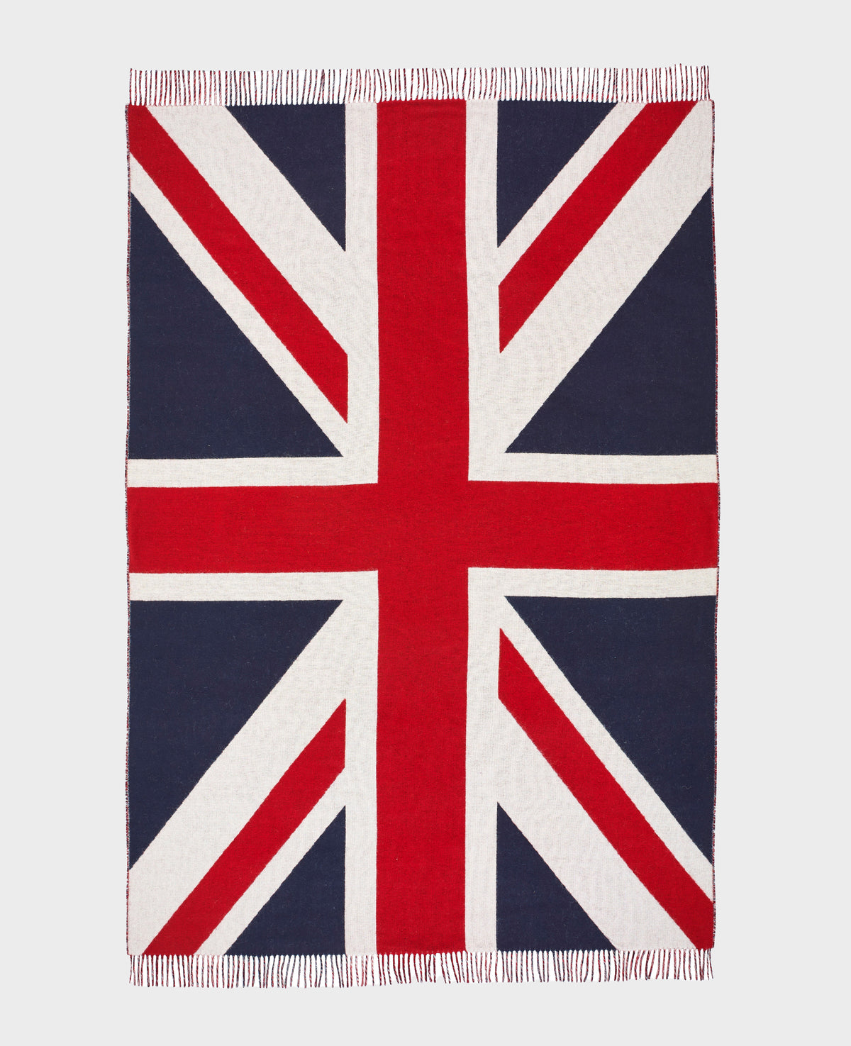Union Jack Merino Wool Throw