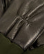 Heritage Fleece Lined Leather Shooting Gloves, Green | Really Wild Clothing | Detail 2