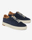 VYN Suede Trainers, Navy | Really Wild Clothing | Image 1