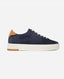 VYN Suede Trainers, Navy | Really Wild Clothing | Side image