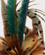 Sword Feather Hat Pin, Peacock | Really Wild Clothing | Detail