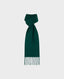 Oban Cashmere Scarf, Forest Green | Really Wild Clothing | Flat Lay 