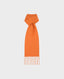 Oban Cashmere Scarf, Orange | Really Wild Clothing | Flat Lay