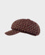 Tweed Baker Boys Hat, Damson Cream Fleck | Really Wild Clothing | Side