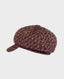 Tweed Baker Boys Hat, Damson Cream Fleck | Really Wild Clothing | Back