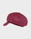 Tweed Baker Boys Hat, Red Mauve | Really Wild Clothing | Back