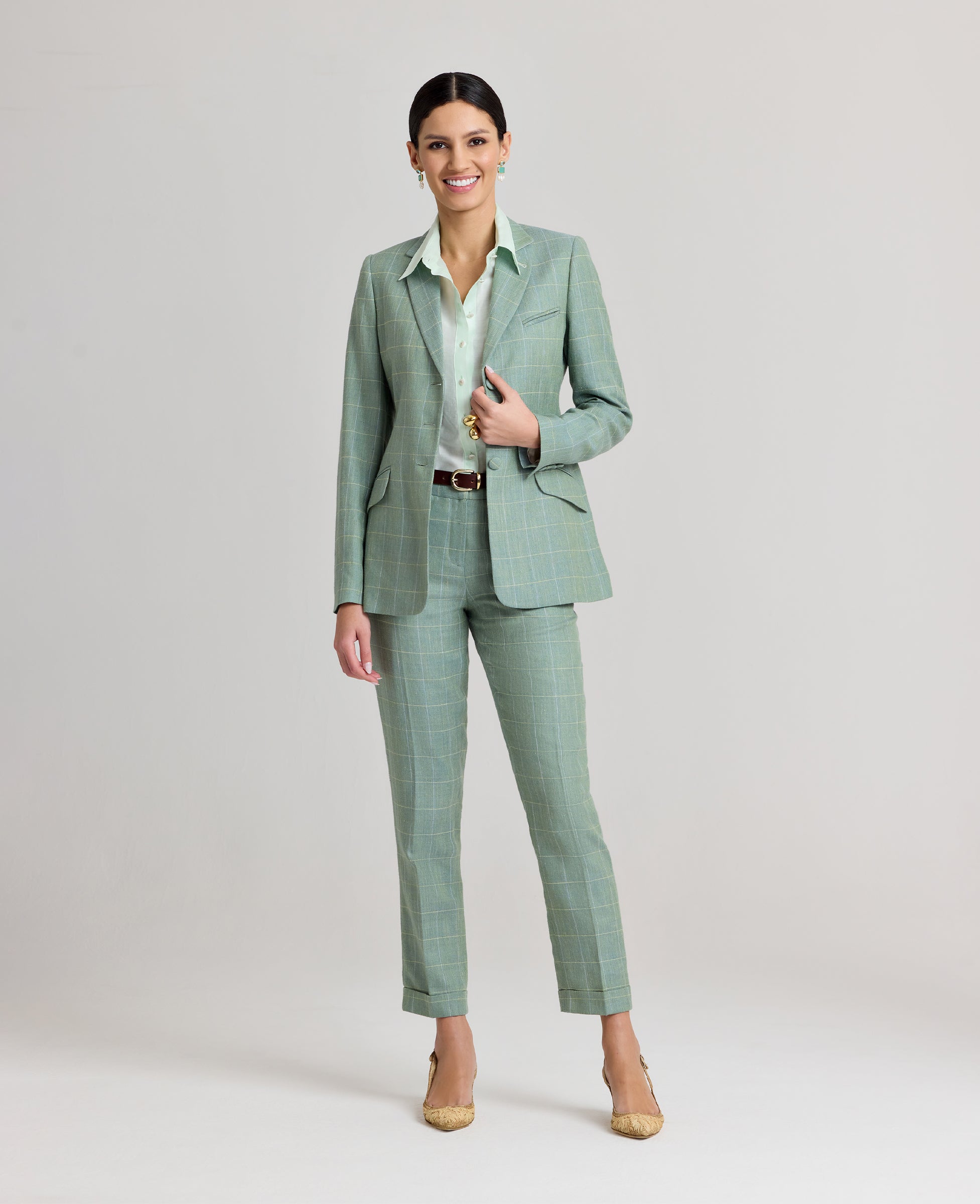 Jacket Check Jacket - Sea Green | Really Wild – Really Wild
