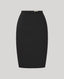 Pippa Wool Pencil Skirt In Black