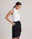 Pippa Wool Pencil Skirt In Black