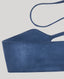 Suede Cummerbund Navy with Really Wild's logo embossed