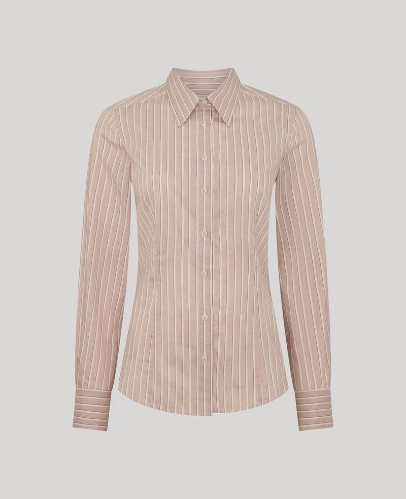 Emma Cotton Silk Fitted Shirt