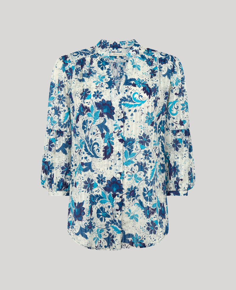 Ivy Silk Cotton Blouse