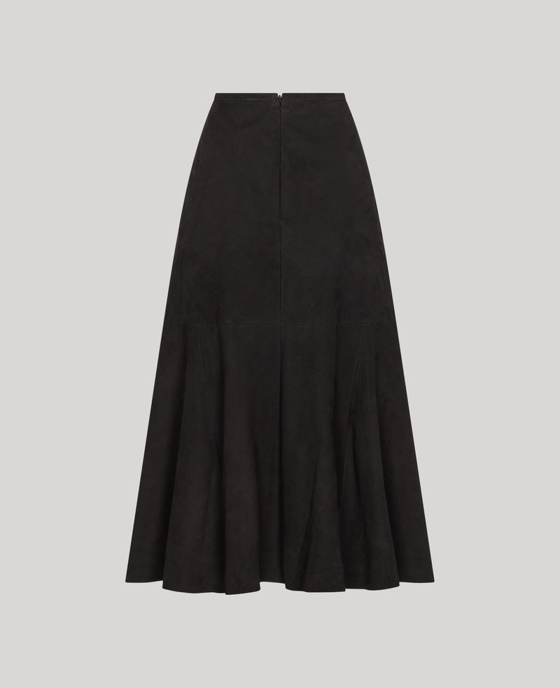 Suede Flippy Skirt