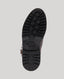 Close-up on the sole on the brown leather boots 