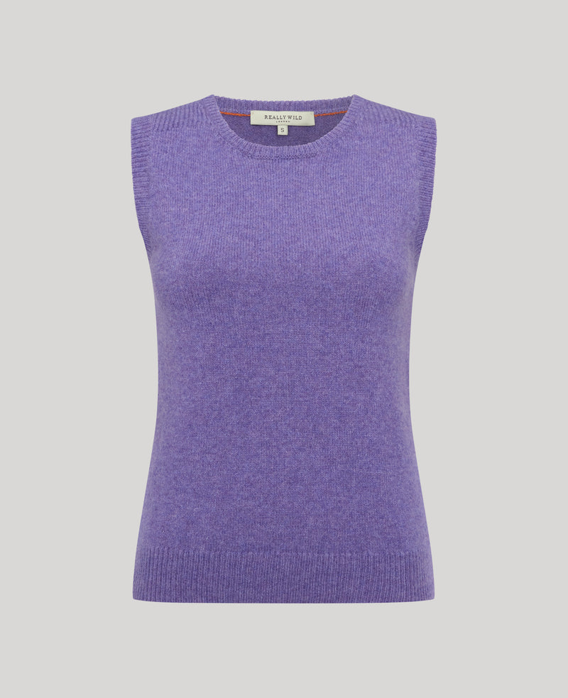 Lambswool Round Neck Tank