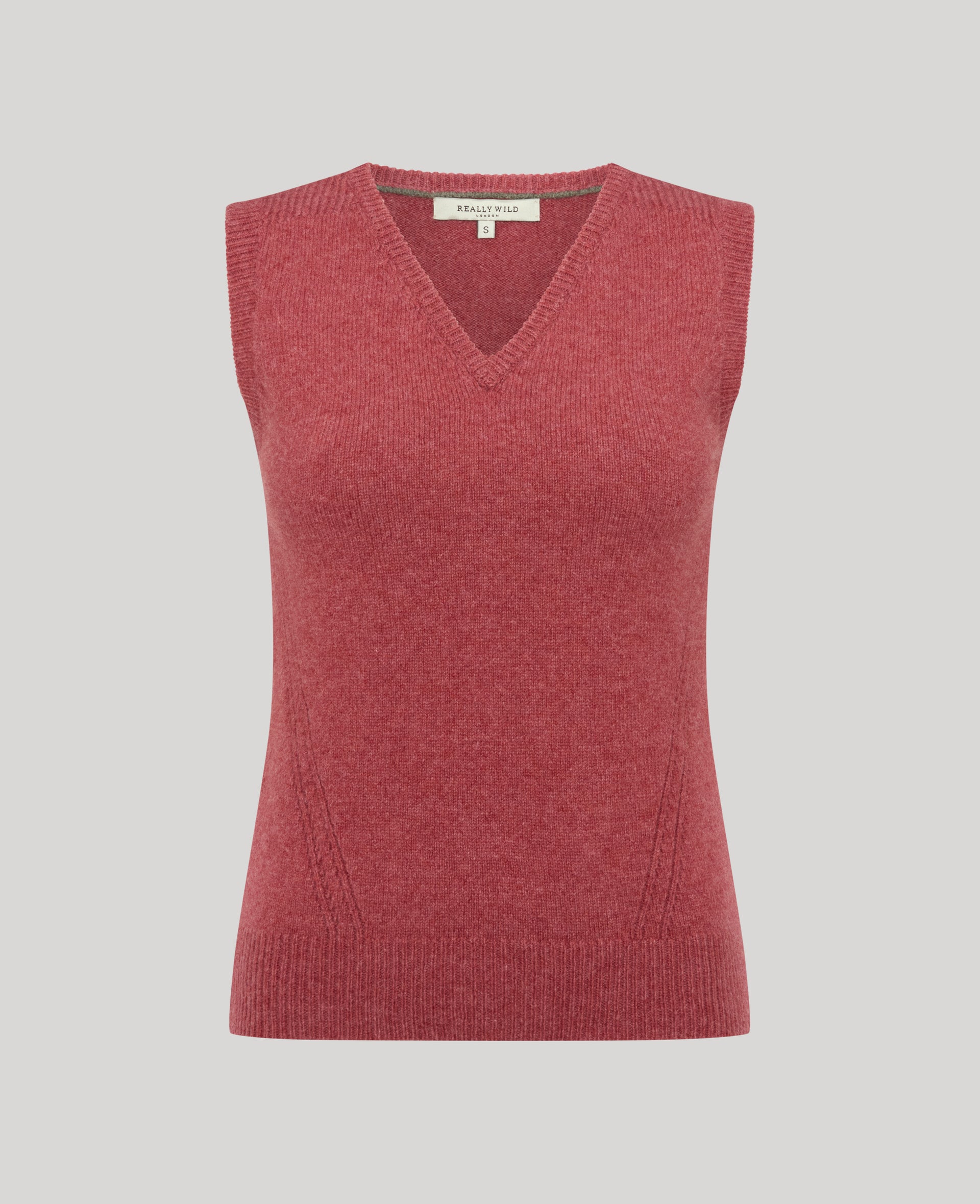 Lambswool V Neck Tank