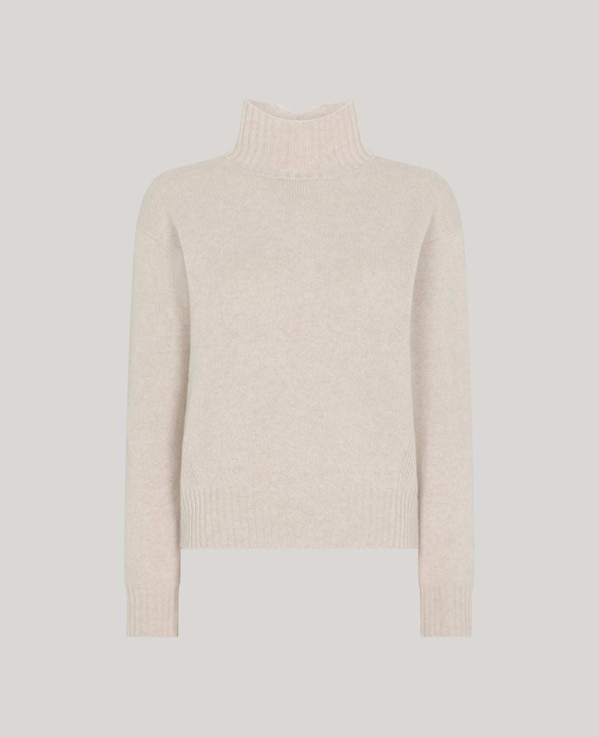 Lambswool High Neck Sweater